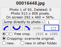 dialoxbox shown while selecting photos in folder.
