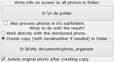 Write metadata to photos in folder ...